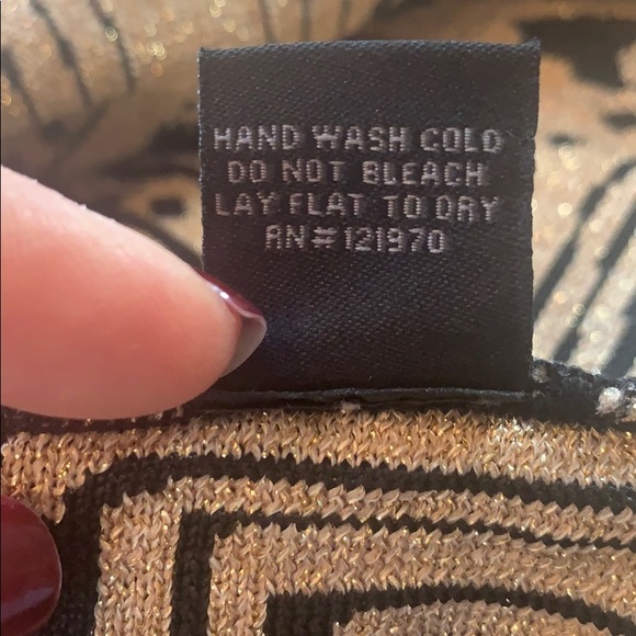 Shimmery Gold & Black Party Skirt - Picture 8 of 8